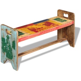 vidaXL Sitzbank Cola Altholz 100x30x50 cm 