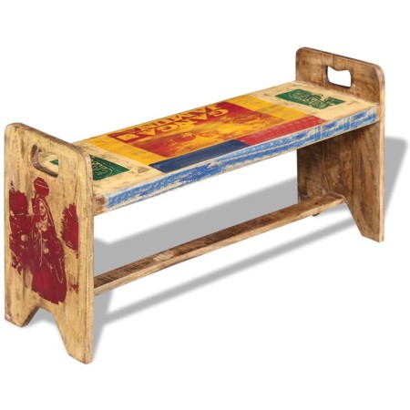 vidaXL Sitzbank Cola Altholz 100x30x50 cm 
