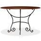 vidaXL Esstisch Massivholz mit Honigfarbenem Finish 120x76 cm vidaXL Esstisch Massivholz mit Honigfarbenem Finish 120x76 cm