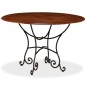 vidaXL Esstisch Massivholz mit Honigfarbenem Finish 120x76 cm vidaXL Esstisch Massivholz mit Honigfarbenem Finish 120x76 cm