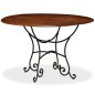vidaXL Esstisch Massivholz mit Honigfarbenem Finish 120x76 cm vidaXL Esstisch Massivholz mit Honigfarbenem Finish 120x76 cm