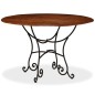 vidaXL Esstisch Massivholz mit Honigfarbenem Finish 120x76 cm vidaXL Esstisch Massivholz mit Honigfarbenem Finish 120x76 cm