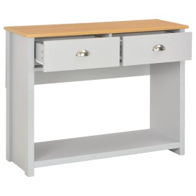 vidaXL Konsolentisch Grau 97x35x76 cm
