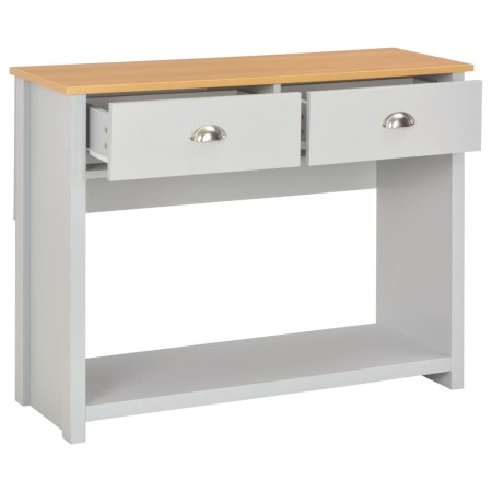 vidaXL Konsolentisch Grau 97x35x76 cm