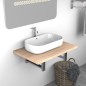vidaXL Badmöbel Eichenbraun 60×40×16,3 cm vidaXL Badmöbel Eichenbraun 60×40×16,3 cm