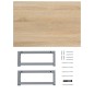 vidaXL Badmöbel Eichenbraun 60×40×16,3 cm vidaXL Badmöbel Eichenbraun 60×40×16,3 cm