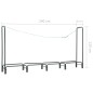 vidaXL Brennholzregal Anthrazit 240×35×120 cm Stahl vidaXL Brennholzregal Anthrazit 240×35×120 cm Stahl
