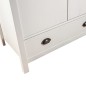 vidaXL Kleiderschrank mit 3 Türen Hill Weiß 127x50x170 cm Kiefernholz vidaXL Kleiderschrank mit 3 Türen Hill Weiß 127x50x170 cm Kiefernholz