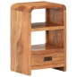 vidaXL Nachttisch 40x30x60 cm Massivholz mit Honigfarbenem Finish vidaXL Nachttisch 40x30x60 cm Massivholz mit Honigfarbenem Finish