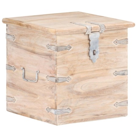 vidaXL Truhe 40x40x40 cm Akazie Massivholz