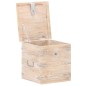 vidaXL Truhe 40x40x40 cm Akazie Massivholz vidaXL Truhe 40x40x40 cm Akazie Massivholz
