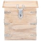 vidaXL Truhe 40x40x40 cm Akazie Massivholz vidaXL Truhe 40x40x40 cm Akazie Massivholz