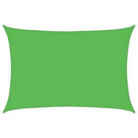 vidaXL Sonnensegel 160 g/m² Hellgrün 2x2,5 m HDPE