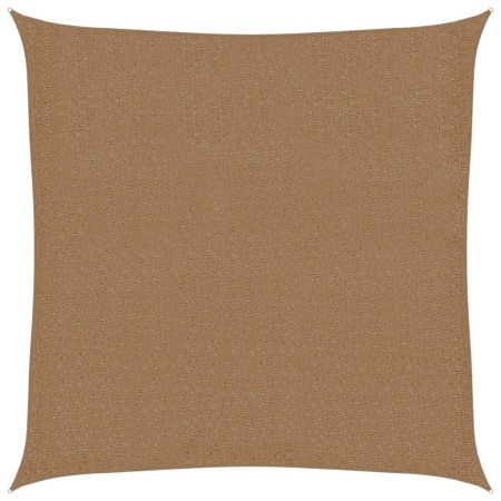 vidaXL Sonnensegel 160 g/m² Taupe 3x3 m HDPE