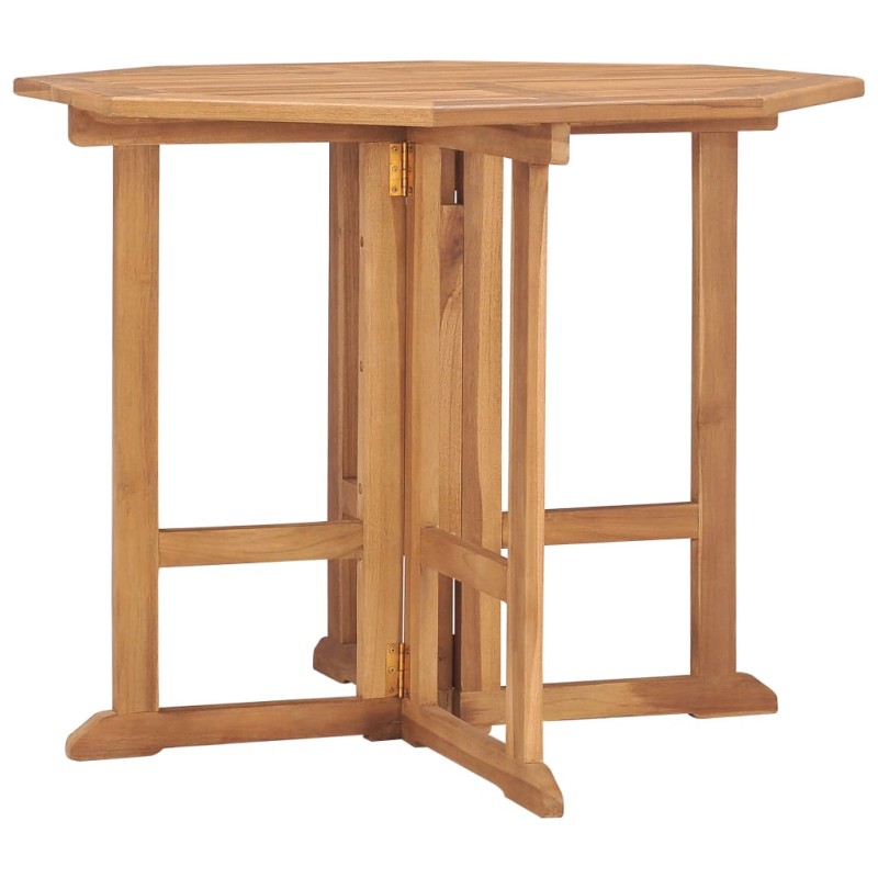 vidaXL Klappbarer Garten-Esstisch 90x90x75 cm Massivholz Teak vidaXL Klappbarer Garten-Esstisch 90x90x75 cm Massivholz Teak