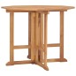 vidaXL Klappbarer Garten-Esstisch 90x90x75 cm Massivholz Teak vidaXL Klappbarer Garten-Esstisch 90x90x75 cm Massivholz Teak
