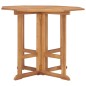 vidaXL Klappbarer Garten-Esstisch 90x90x75 cm Massivholz Teak vidaXL Klappbarer Garten-Esstisch 90x90x75 cm Massivholz Teak