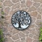 vidaXL Gartenspiegel Schwarz 40x2,5 cm Eisen Rund vidaXL Gartenspiegel Schwarz 40x2,5 cm Eisen Rund