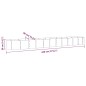 vidaXL Hochbeet Pulverbeschichteter Stahl 440x80x36 cm Grün vidaXL Hochbeet Pulverbeschichteter Stahl 440x80x36 cm Grün