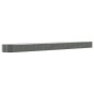 vidaXL Hochbeet Pulverbeschichteter Stahl 620x80x36 cm Grau vidaXL Hochbeet Pulverbeschichteter Stahl 620x80x36 cm Grau