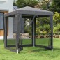 vidaXL Partyzelt mit 4 Mesh-Seitenwänden Anthrazit 2x2 m HDPE vidaXL Partyzelt mit 4 Mesh-Seitenwänden Anthrazit 2x2 m HDPE