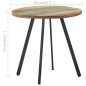 vidaXL Esstisch 80 cm Altholz Massiv vidaXL Esstisch 80 cm Altholz Massiv