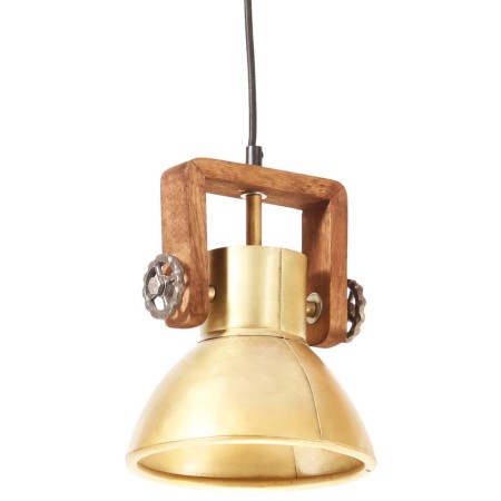 vidaXL Hängelampe Industriestil 25 W Messing Rund 19 cm E27