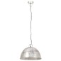 vidaXL Hängelampe Vintage Industriestil 25 W Silbern Rund 41 cm E27 vidaXL Hängelampe Vintage Industriestil 25 W Silbern Rund 41 cm E27