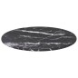 vidaXL Tischplatte Schwarz Ø30x0,8 cm Hartglas in Marmoroptik vidaXL Tischplatte Schwarz Ø30x0,8 cm Hartglas in Marmoroptik