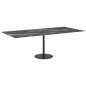 vidaXL Tischplatte Schwarz 100x62 cm 8 mm Hartglas in Marmoroptik vidaXL Tischplatte Schwarz 100x62 cm 8 mm Hartglas in Marmoroptik