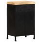 vidaXL Sideboard 47x35x76 cm Raues Mangoholz vidaXL Sideboard 47x35x76 cm Raues Mangoholz