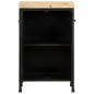 vidaXL Sideboard 47x35x76 cm Raues Mangoholz vidaXL Sideboard 47x35x76 cm Raues Mangoholz