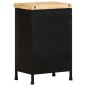 vidaXL Sideboard 47x35x76 cm Raues Mangoholz vidaXL Sideboard 47x35x76 cm Raues Mangoholz