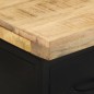 vidaXL Sideboard 47x35x76 cm Raues Mangoholz vidaXL Sideboard 47x35x76 cm Raues Mangoholz