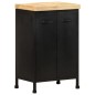 vidaXL Sideboard 47x35x76 cm Raues Mangoholz vidaXL Sideboard 47x35x76 cm Raues Mangoholz