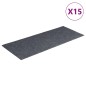 vidaXL Selbstklebende Treppenmatten 15 Stk. 60x25 cm Hellgrau vidaXL Selbstklebende Treppenmatten 15 Stk. 60x25 cm Hellgrau