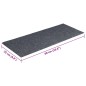 vidaXL Selbstklebende Treppenmatten 15 Stk. 60x25 cm Hellgrau vidaXL Selbstklebende Treppenmatten 15 Stk. 60x25 cm Hellgrau
