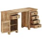 vidaXL Schreibtisch Massivholz Mango 140x50x77 cm vidaXL Schreibtisch Massivholz Mango 140x50x77 cm