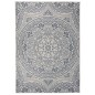 vidaXL Outdoor-Teppich Flachgewebe 140x200 cm Blaues Muster vidaXL Outdoor-Teppich Flachgewebe 140x200 cm Blaues Muster