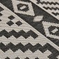 vidaXL Outdoor-Teppich Flachgewebe 140x200 cm Schwarz Gestreift vidaXL Outdoor-Teppich Flachgewebe 140x200 cm Schwarz Gestreift