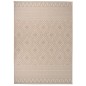 vidaXL Outdoor-Teppich Flachgewebe 120x170 cm Braun Gestreift vidaXL Outdoor-Teppich Flachgewebe 120x170 cm Braun Gestreift