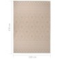 vidaXL Outdoor-Teppich Flachgewebe 120x170 cm Braun Gestreift vidaXL Outdoor-Teppich Flachgewebe 120x170 cm Braun Gestreift