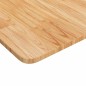 vidaXL Waschtischplatte Hellbraun 100x60x1,5 cm Massivholz Behandelt