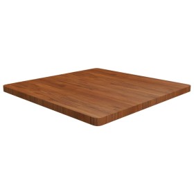 vidaXL Tischplatte Quadratisch Dunkelbraun 90x90x4cm Behandelte Eiche