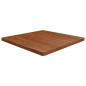 vidaXL Tischplatte Quadratisch Dunkelbraun 90x90x4cm Behandelte Eiche