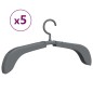 vidaXL Ausziehbare Kleiderbügel 5 Stk. Grau vidaXL Ausziehbare Kleiderbügel 5 Stk. Grau