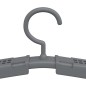 vidaXL Ausziehbare Kleiderbügel 5 Stk. Grau vidaXL Ausziehbare Kleiderbügel 5 Stk. Grau