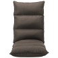 vidaXL Bodenstuhl Faltbar Taupe Stoff vidaXL Bodenstuhl Faltbar Taupe Stoff