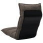 vidaXL Bodenstuhl Faltbar Taupe Stoff vidaXL Bodenstuhl Faltbar Taupe Stoff