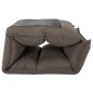 vidaXL Bodenstuhl Faltbar Taupe Stoff vidaXL Bodenstuhl Faltbar Taupe Stoff